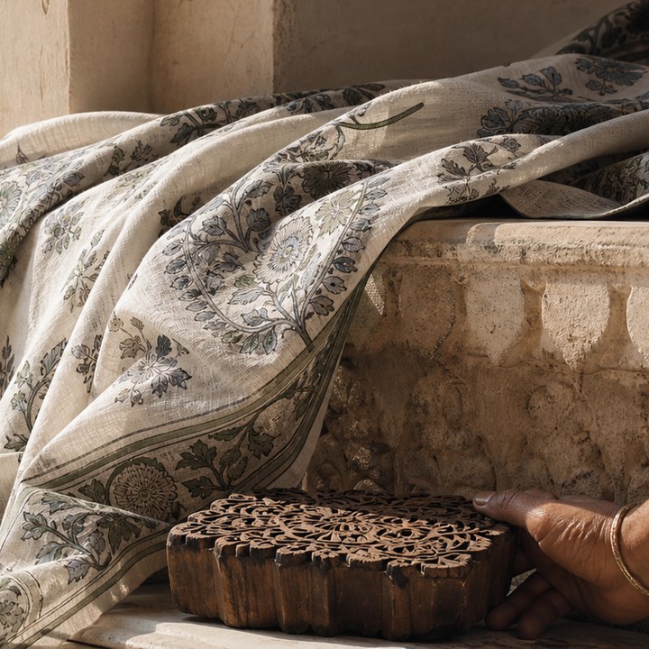 Maison Jai printed cloth